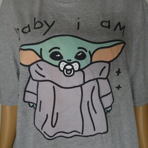 Star Wars Mandalorian Baby I Am Yoda Grogu T Shirt